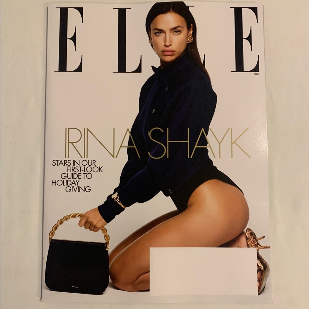 EllE Irina Shayk “Stars In Our First Look”Issue November 2023 Magazine